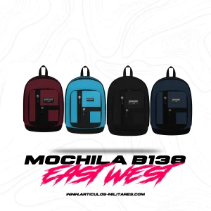 Mochilas Escolares Marca East West Ligera 5 Bolsillos Porta Botella