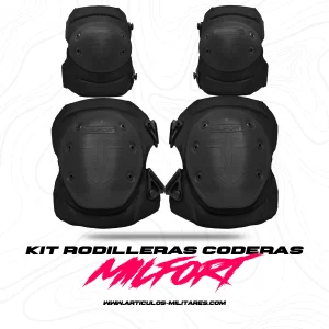 Rodilleras Y Coderas Kit Tacticas Militar Milfort