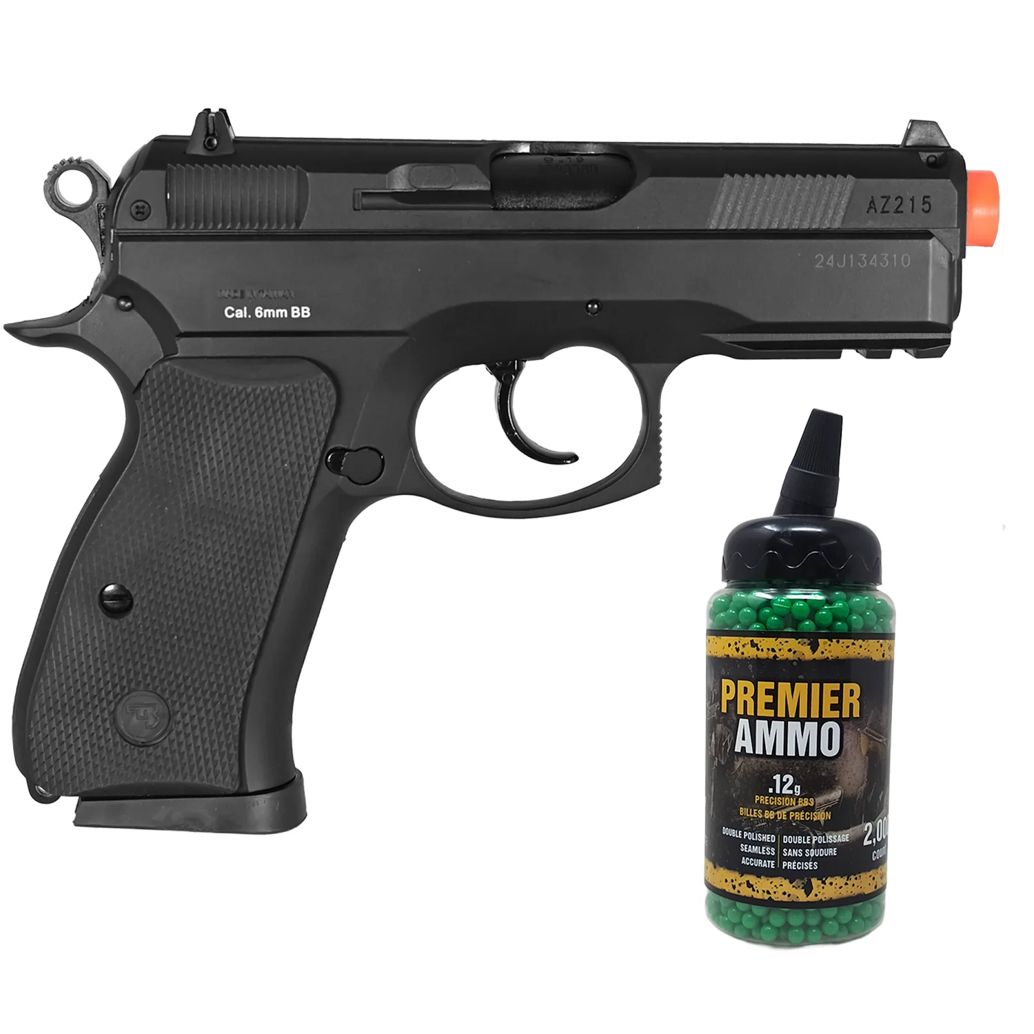 Pistola De Airsoft Asg Cz-75d 6mm De Resorte Polimero Ligero KIT - Imagen 4