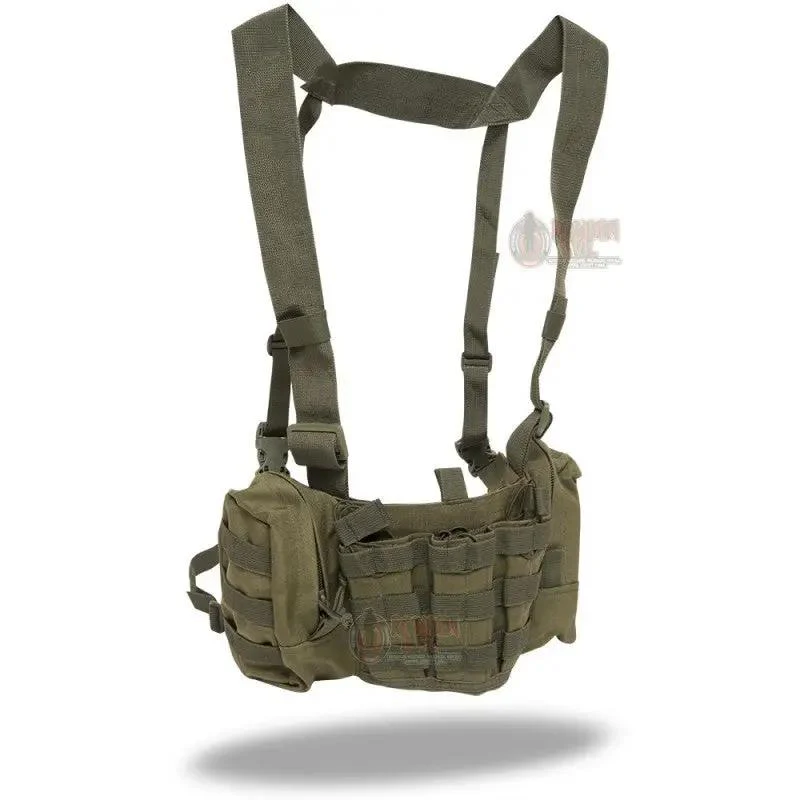 Pechera Táctica Tirantes Porta Cargadores Riñonera Molle 707 - Imagen 2