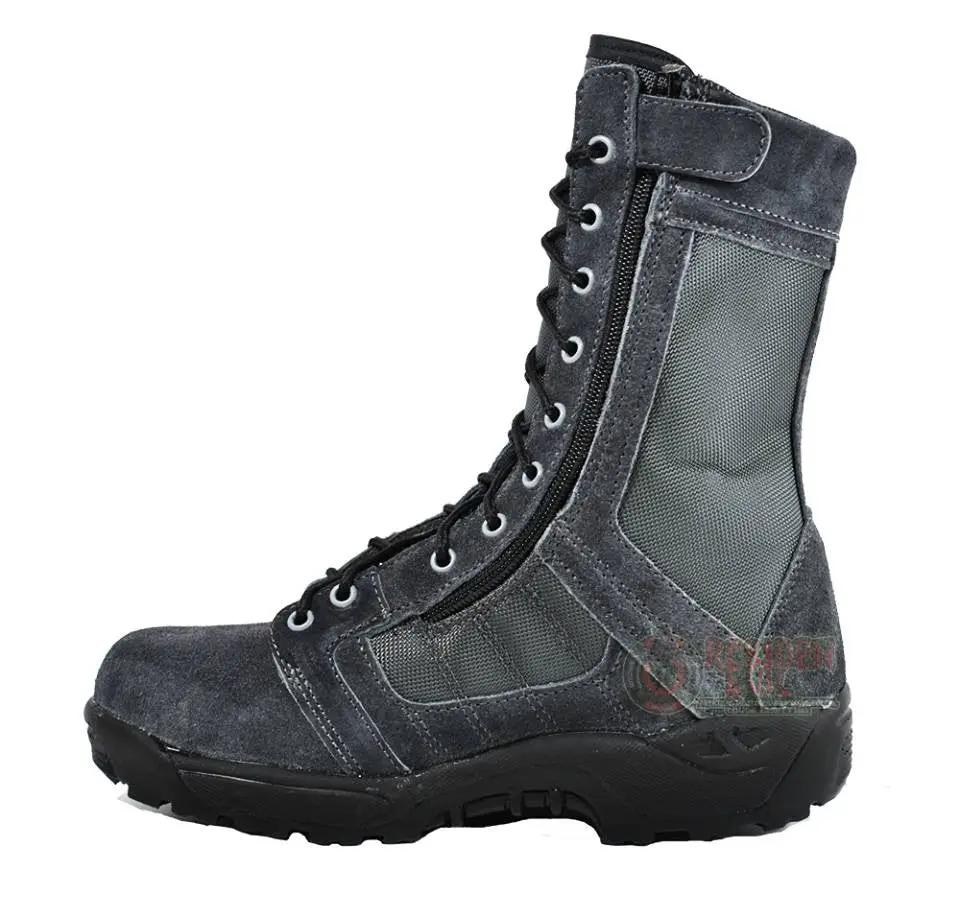 Botas Tipo Swat GRIS Táctica Ligera Comando Militar - Imagen 3