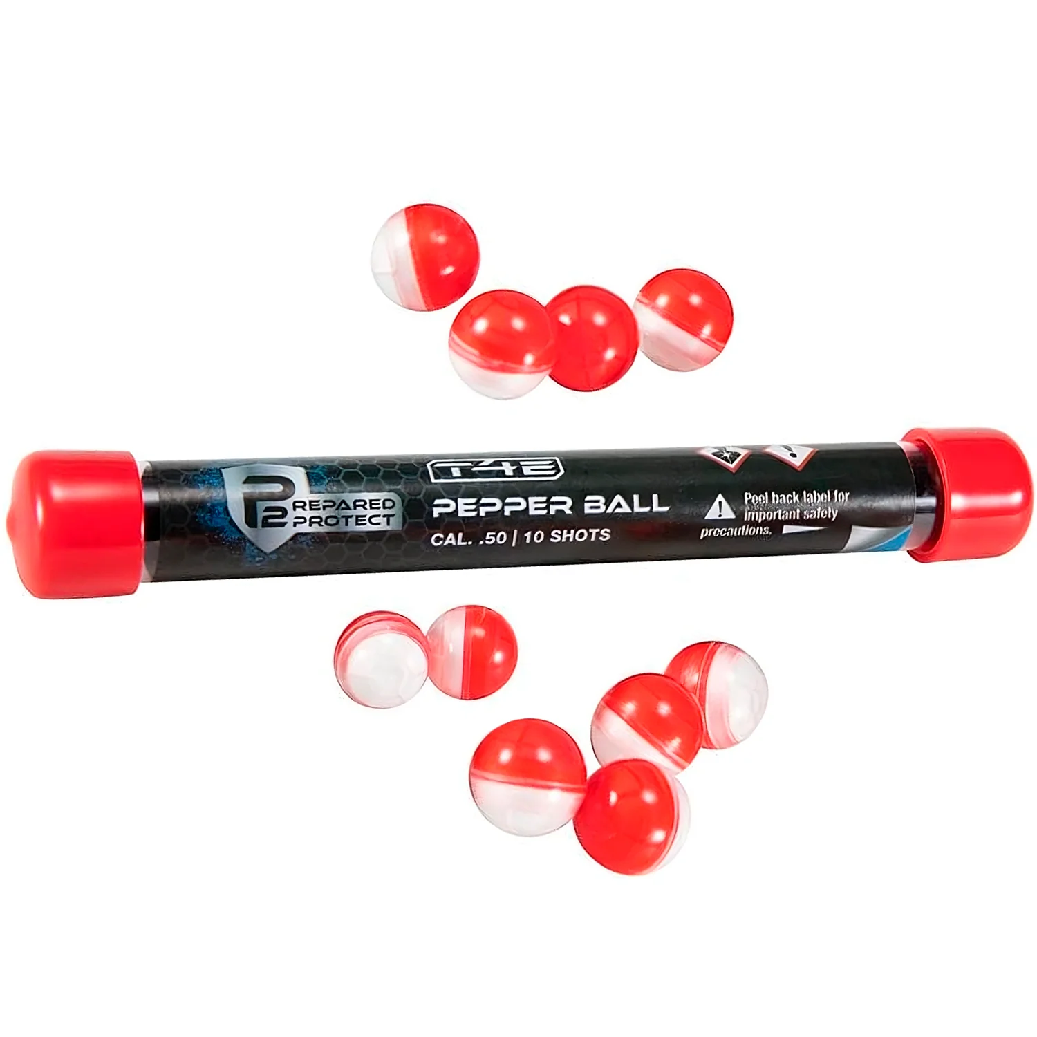 10 Bolas De Pimienta T4e P2p Pepper Ball Para Pistola Hdp50 - Imagen 5
