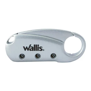 Candado Ligero De Combinación Con Gancho 3 Discos Wallis