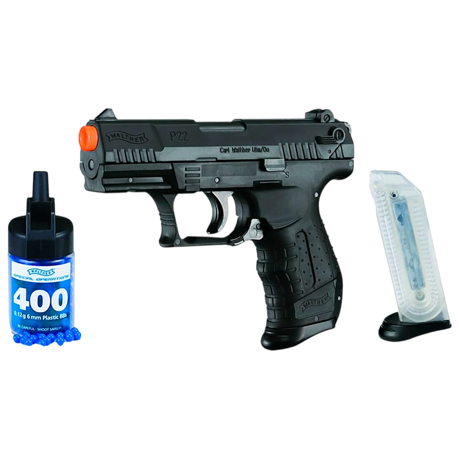 Pistola De Resorte P22 6mm 260 Fps Walther