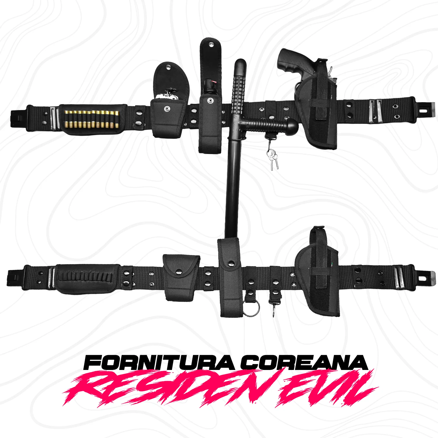 Fajilla Fornitura Coreana 7 Accesorios Hebilla De Metal