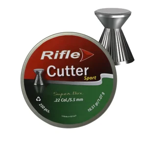 Diábolos .22 Para Rifle Deportivo Rifle Cutter 5.5mm 250pzas