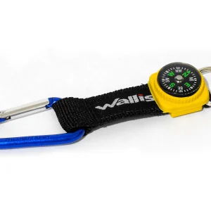Brújula Llavero Anillo Mosquetón Gancho De Bolsillo Wallis