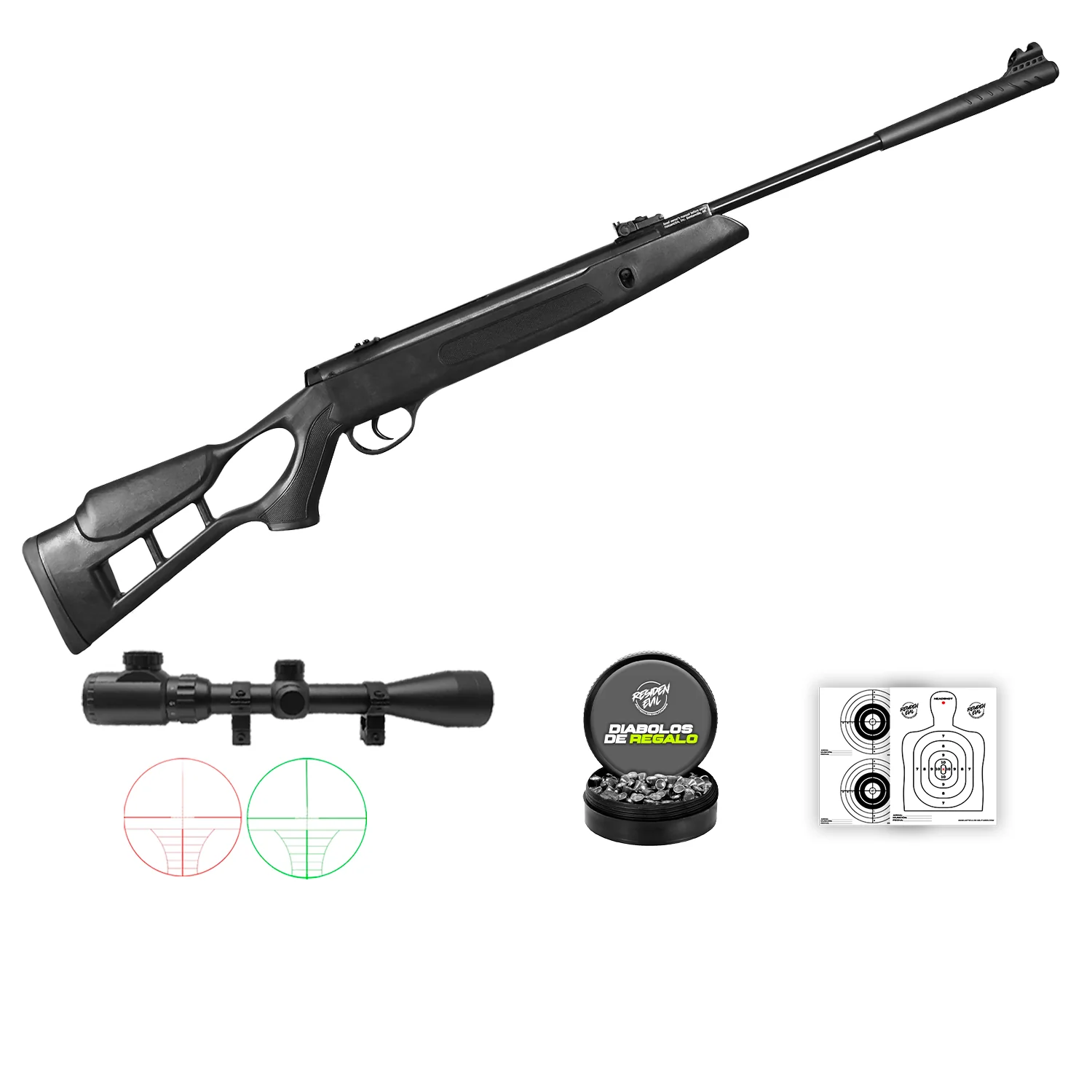 Rifle Deportivo Hatsan Edge Spring 5.5m 800fps - Imagen 3
