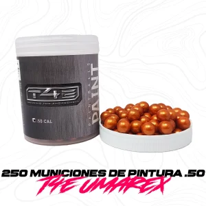 250 Paintballs De Calibre .50 Naranjas T4e Umarex