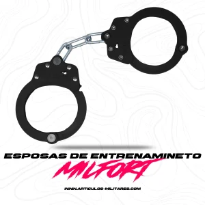 Esposas de Entrenamiento Policiales Plásticas Tácticas Milfort