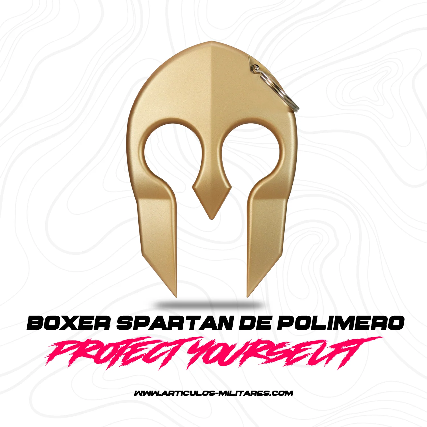 Boxer de Protección Llavero Defensa Personal ¡Espartano! - Imagen 2