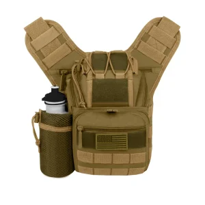 Mochila Militar Tactica Pechera Riñonera East West Sistema Molle Parche Gratis