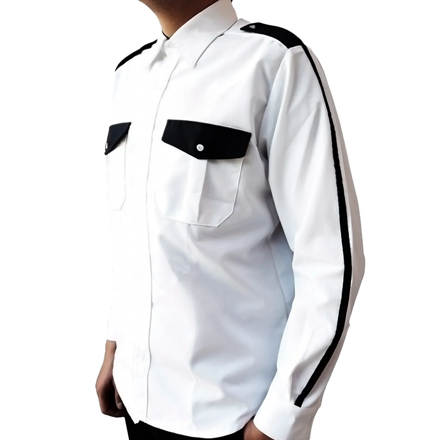 Camisa Vestir Atenas Manga Larga con Franja - Imagen 3