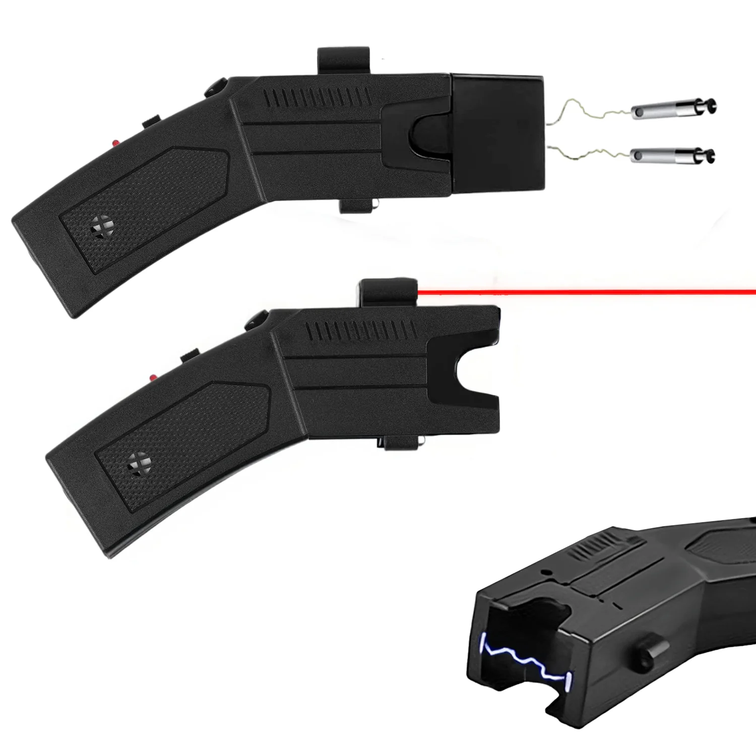 Pistola Taser Paralizador 3 Cartuchos Funda P/ Cinto Descargador - Imagen 8