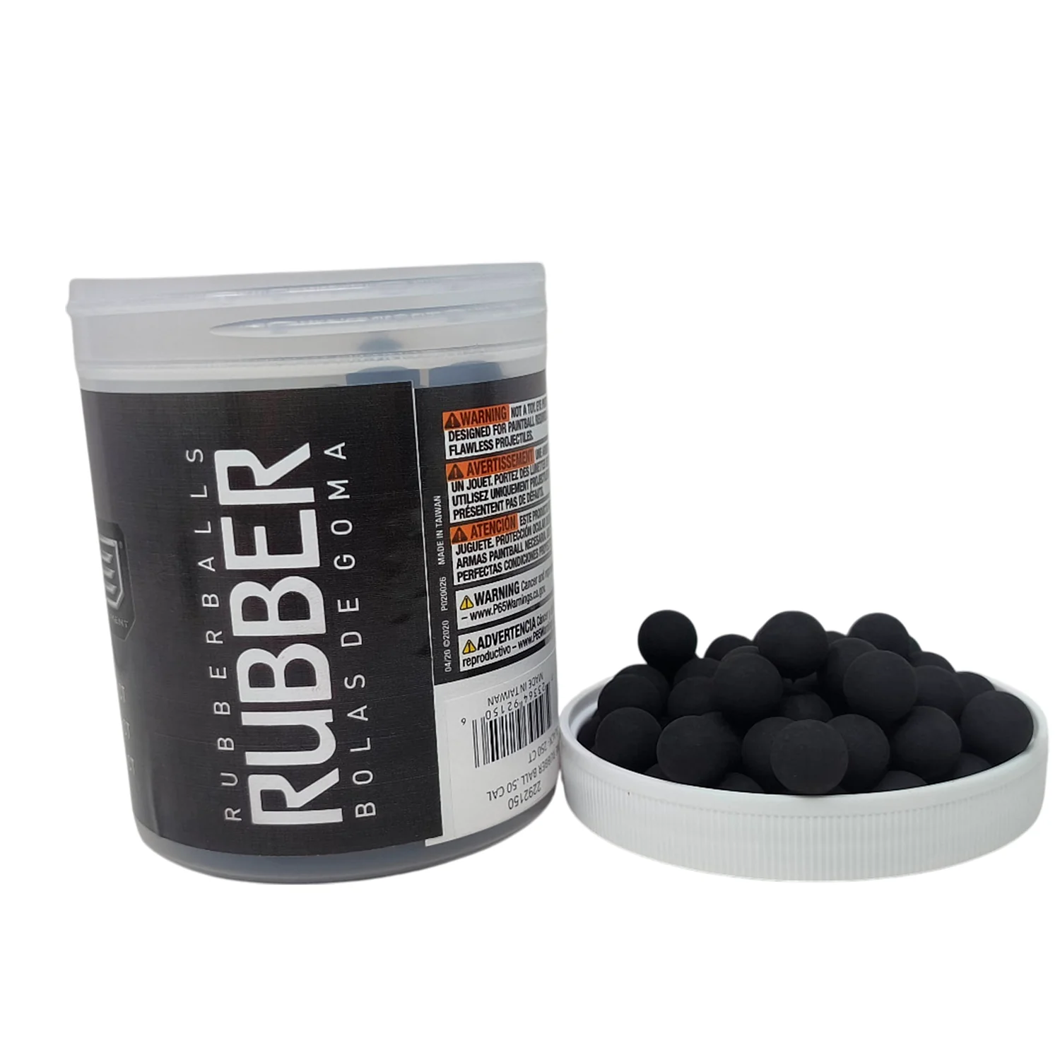 250 Municiones De Goma Calibre .50 Negras T4e Umarex - Imagen 4