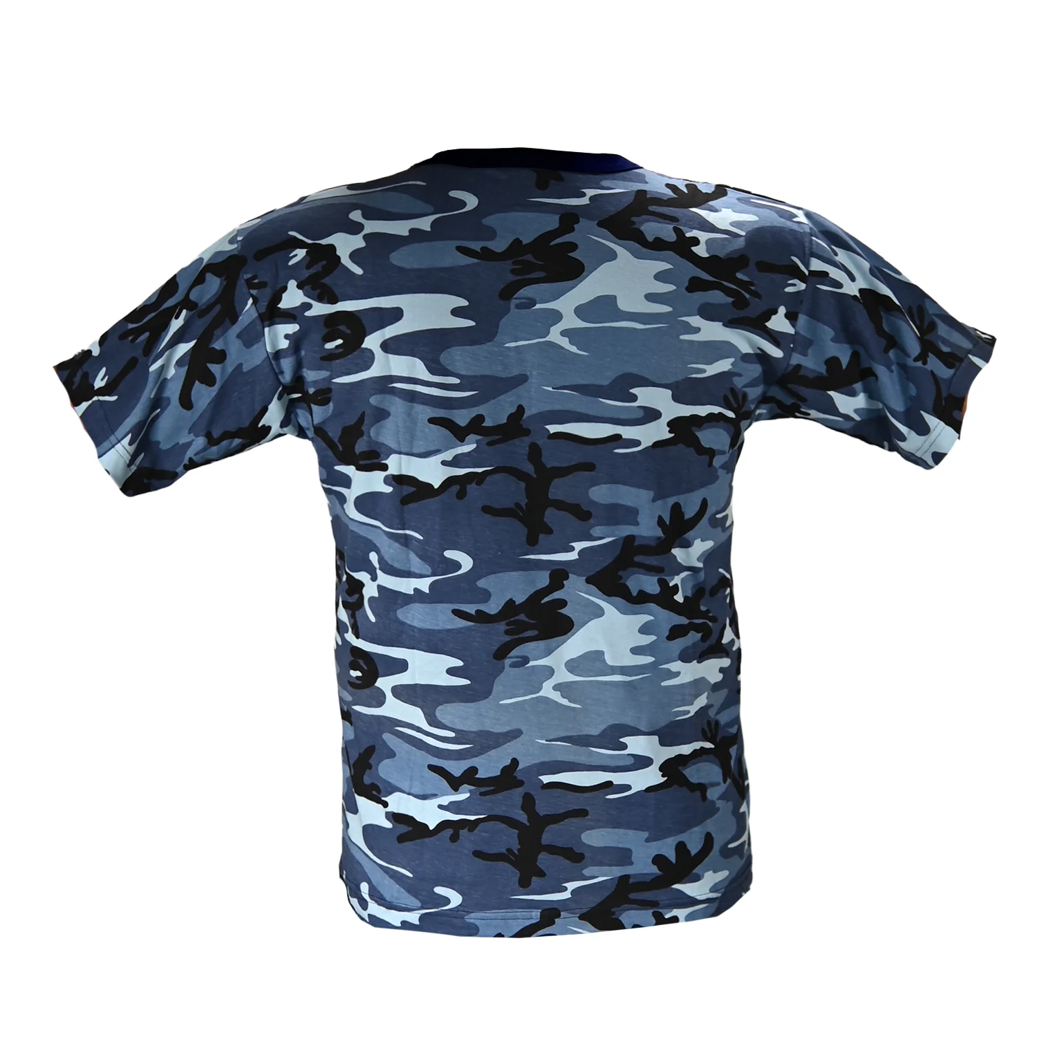 Playera Camuflada Manga Corta Algodón Hombre - Imagen 5