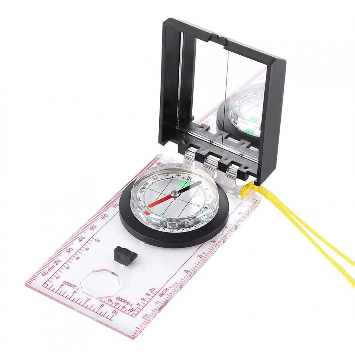 Brújula Wallis Plegable Profesional Multifuncional Con Espejo - Imagen 4