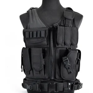 Chaleco Táctico Porta Cargadores Corta Larga Funda Arma Sistema molle