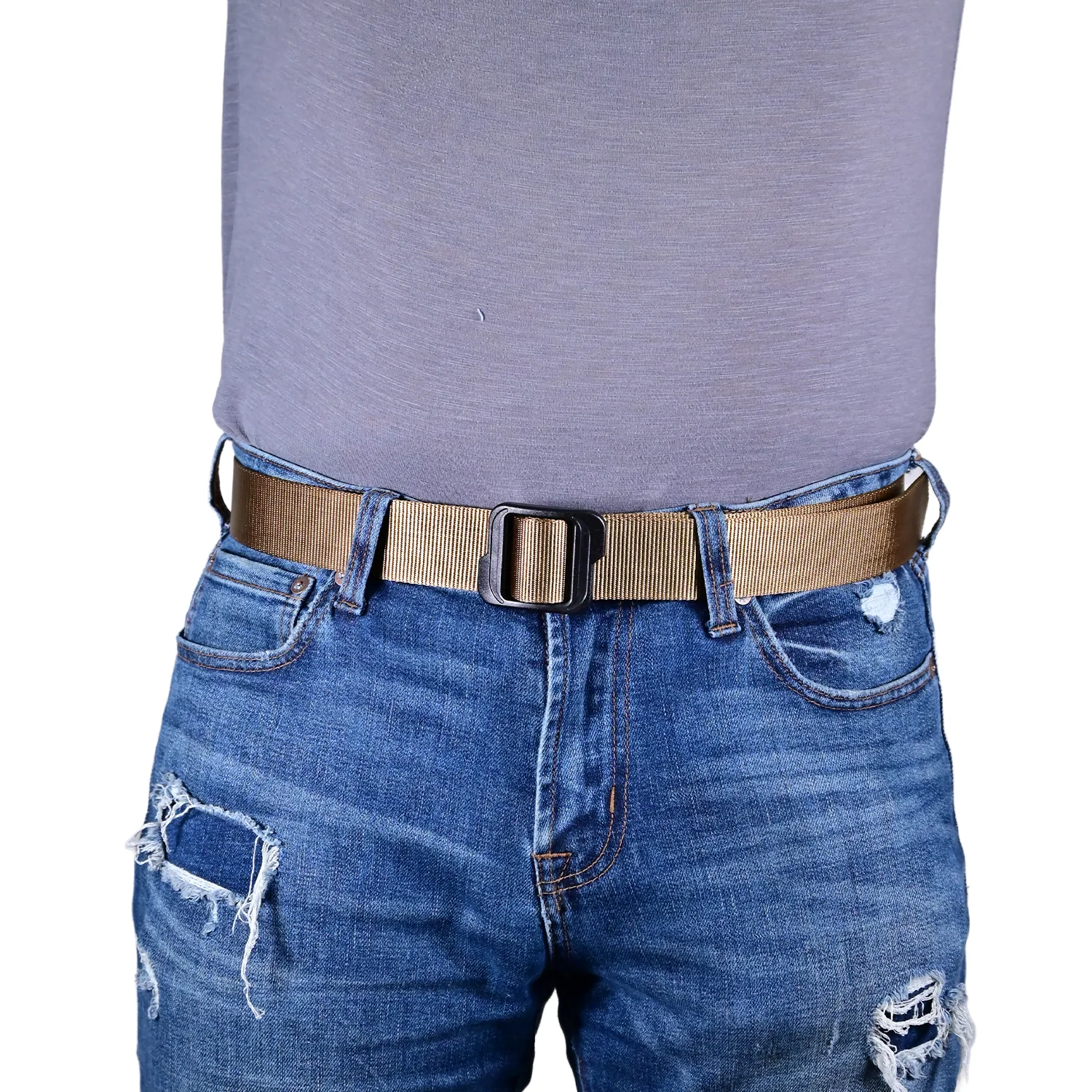 Cinturon Tactico Militar Ligero Omitac Hebilla De Polimero - Imagen 6