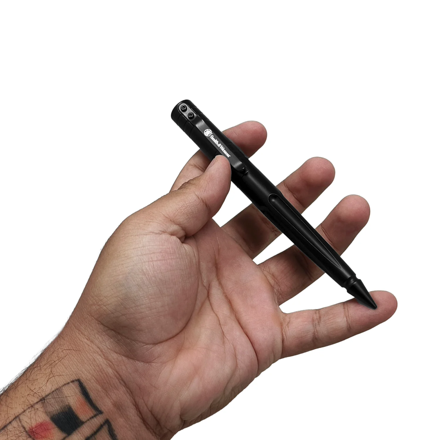 Pluma Tactica Smith & Wesson De Aluminio Tinta Color Negro - Imagen 5