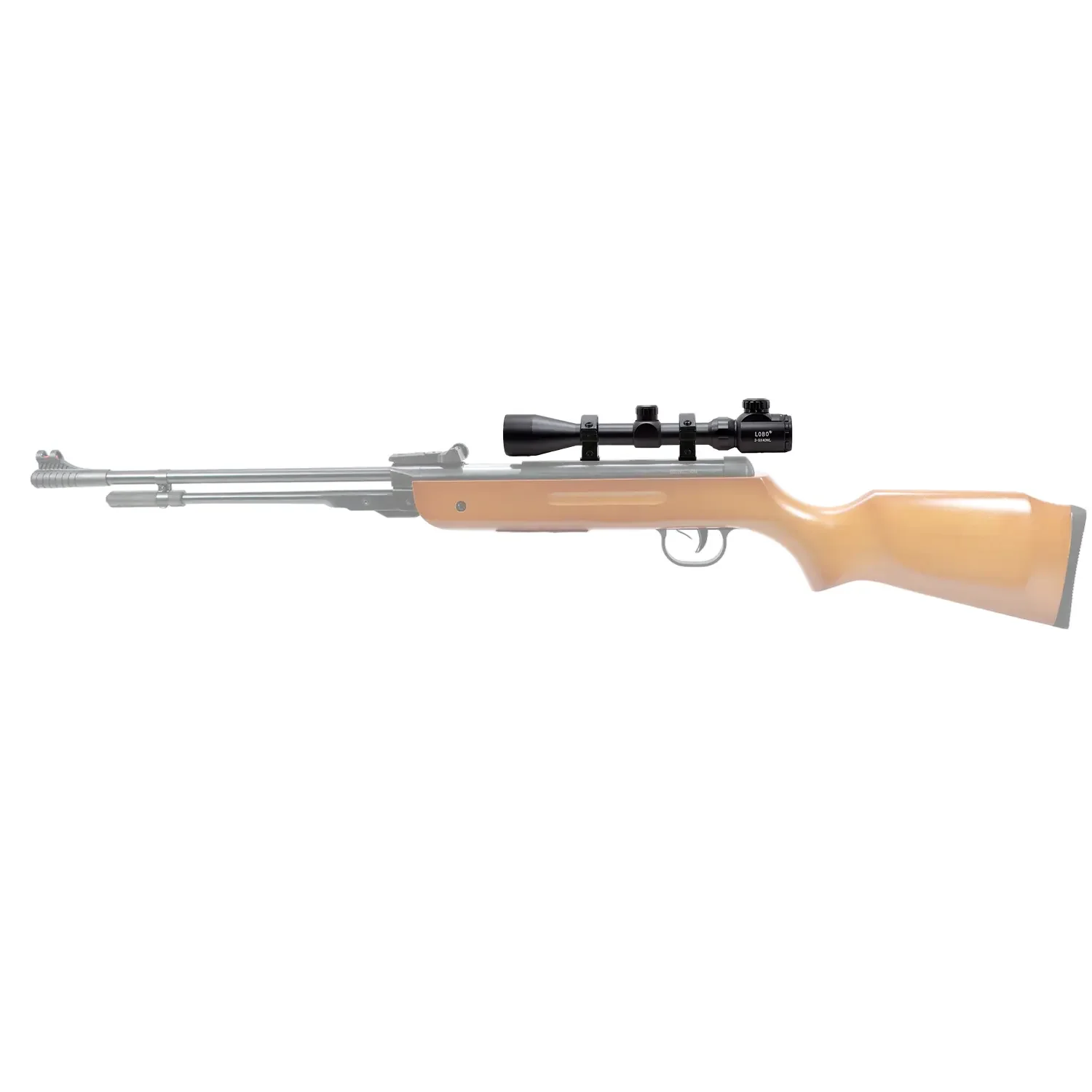 Mira Telesopica 3-9x40wl Con Luz Verde Y Rojo Lobo - Imagen 5