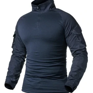 Playera De Combate Táctica Rápida Militar Camisa Porta parche