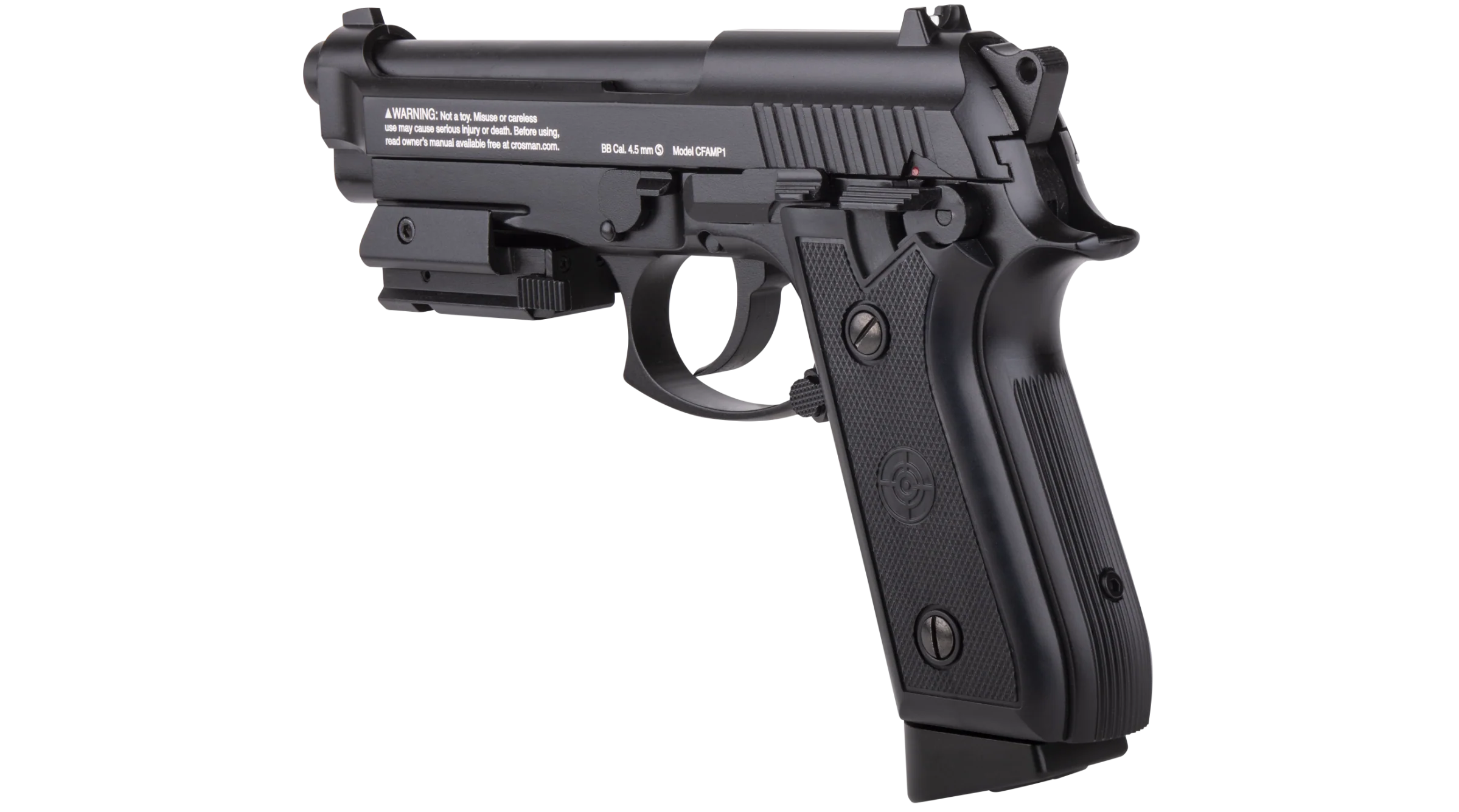 Pistola de aire Crosman P1 Automática Blowback Mira Laser 400fps - Imagen 8