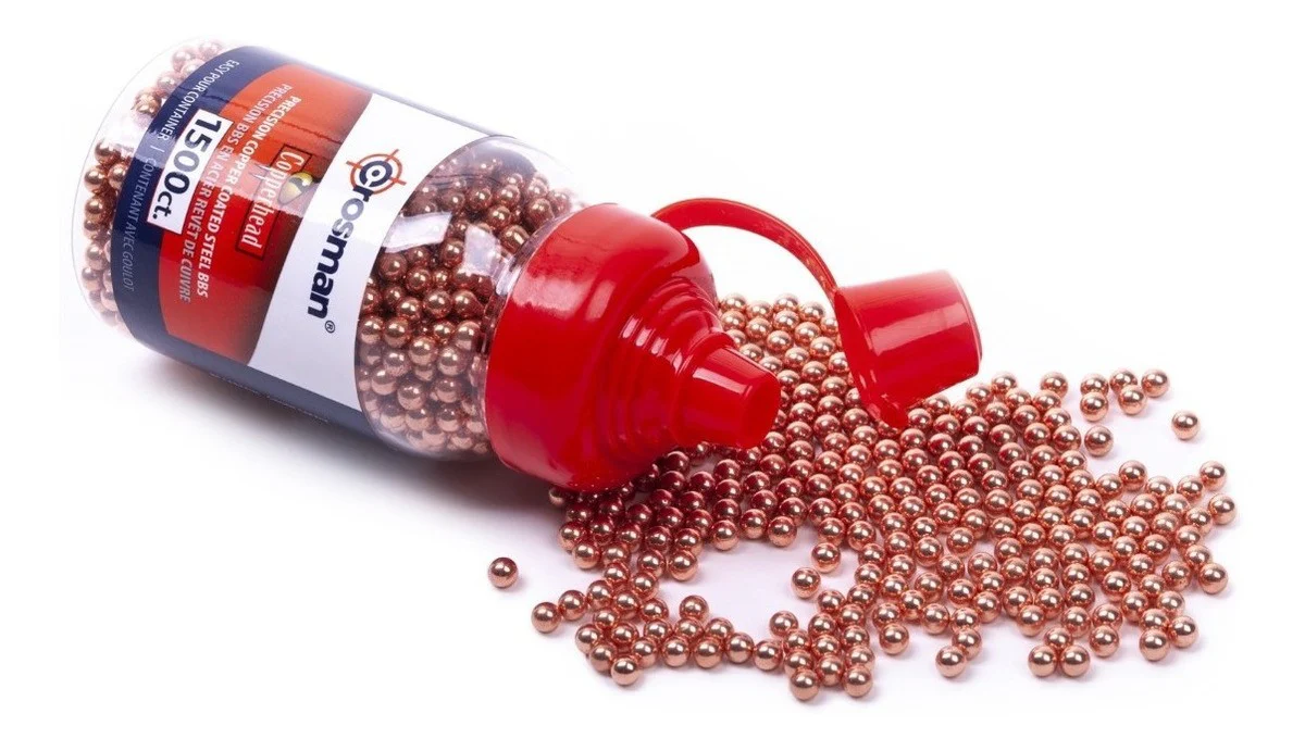 Balines Postas De 4.5mm .177 De 1500 Municiones Para Pistola - Imagen 4