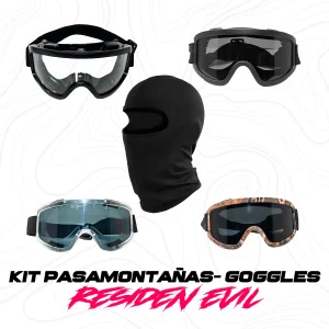 Googles Tacticos Militares Kit Con Pasamontañas De Algodon