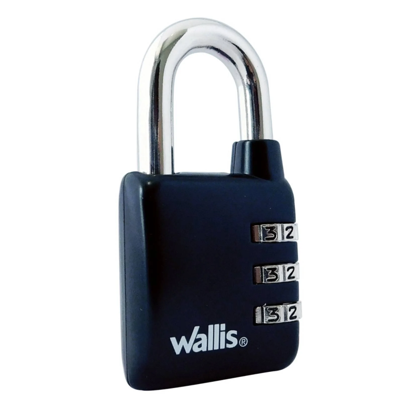 Candado Combinación 3 Discos Arco Grueso Wallis - Imagen 3