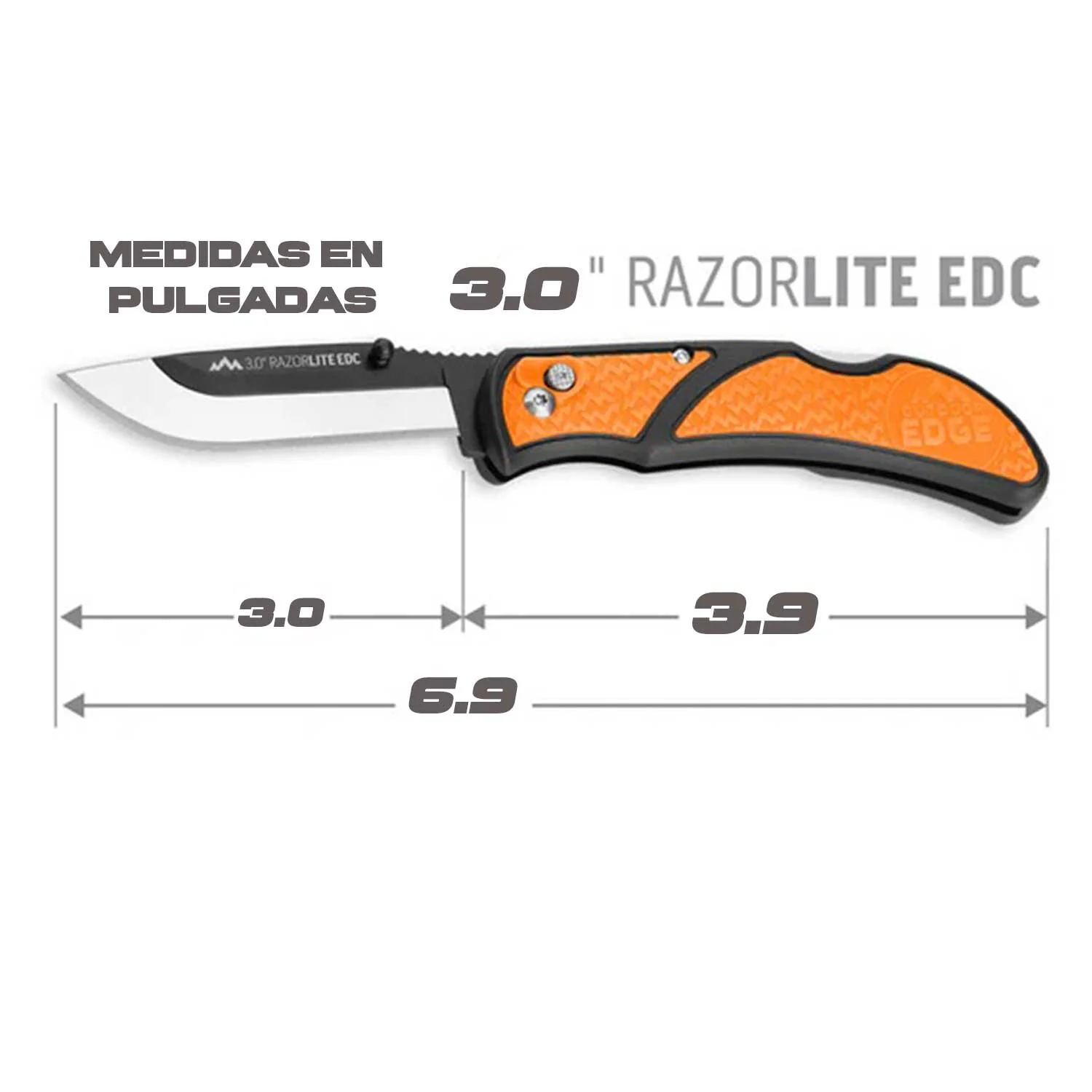 Navaja Tactica Razor Edc Lite 5 Cuchillas De Acero Japonés - Imagen 7