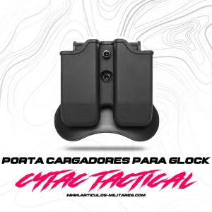 Porta Cargadores Para Pistola Glock Marca Cytac De Polimero