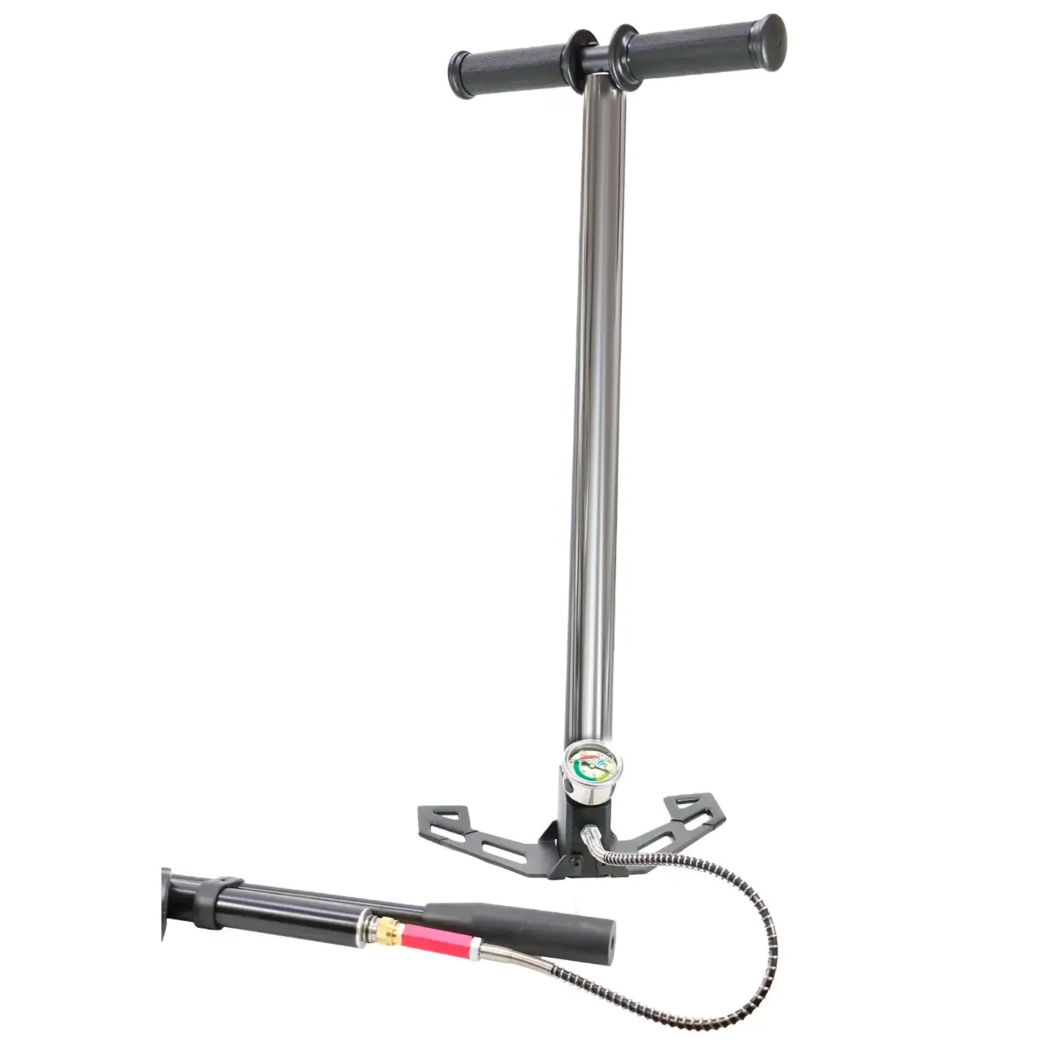 Bomba Pcp 3 Etapas 300 Bar 4500 Psi Cromada - Imagen 8