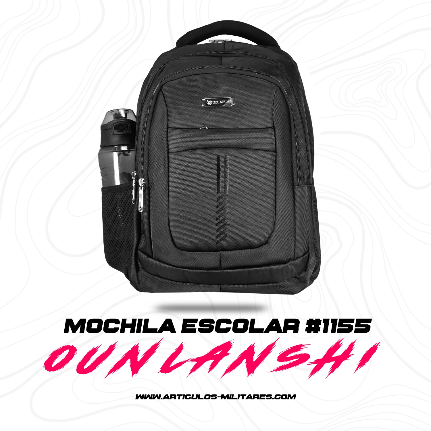 Mochila Escolar Oulanshi 1155 Porta Laptop Oficina Porta Botella
