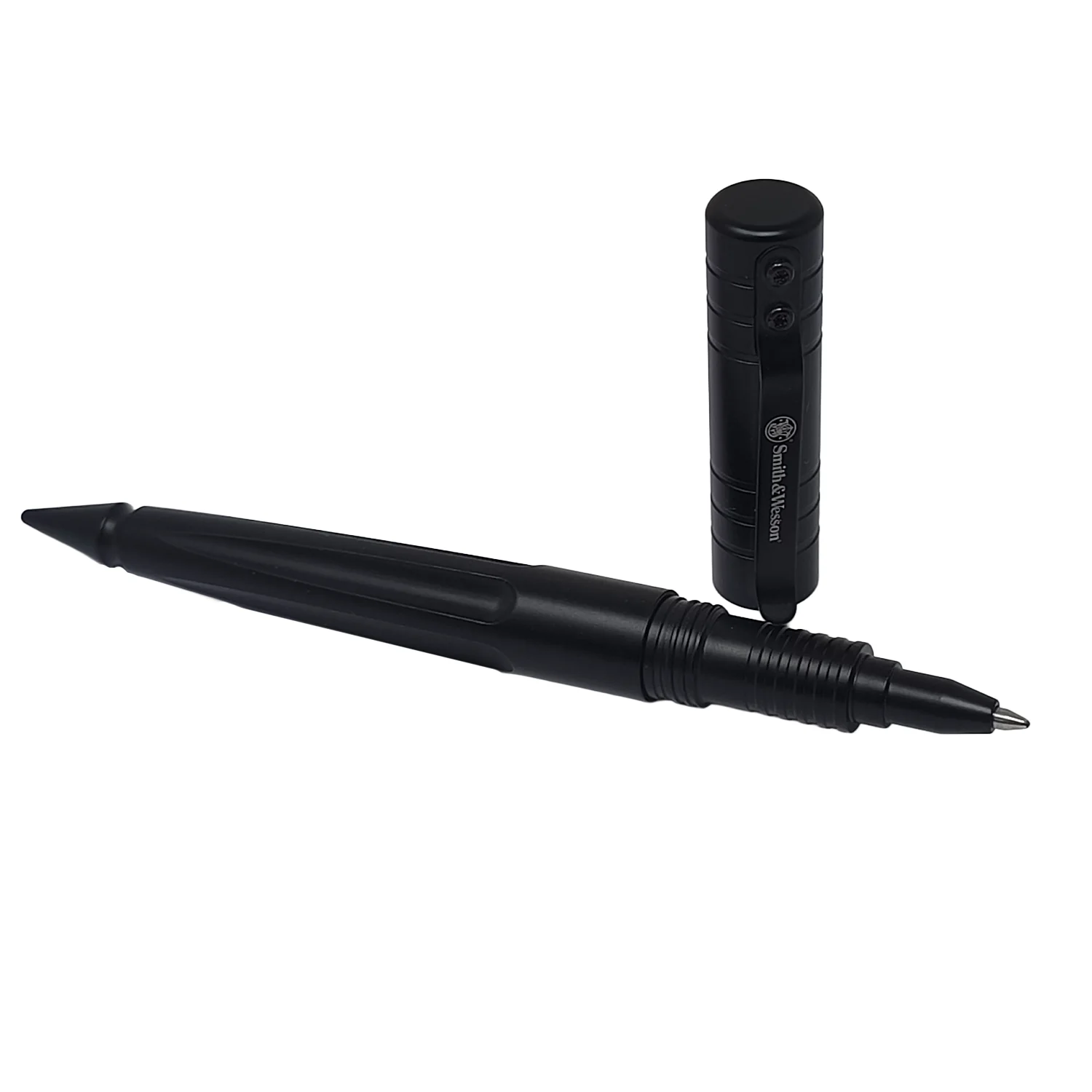 Pluma Tactica Smith & Wesson De Aluminio Tinta Color Negro - Imagen 8