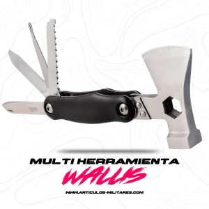Multiherramienta Con Mini Hacha Wallis K900139 11 Funciones