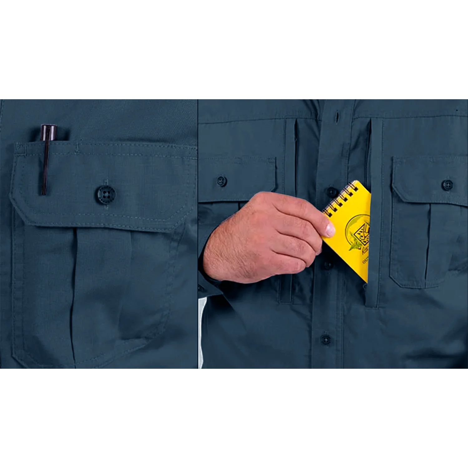 Camisa Tactica Ripstop Propper Lightweight Botones Simulados - Imagen 9