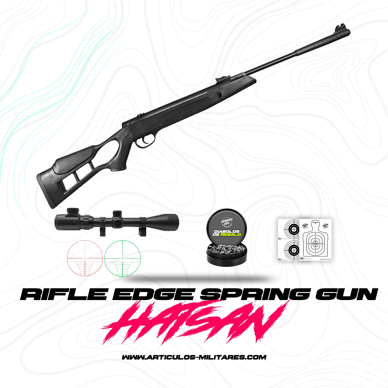 Rifle Deportivo Hatsan Edge Spring 5.5m 800fps