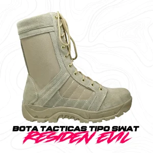 Botas Tipo Swat Kaki Táctica Militares