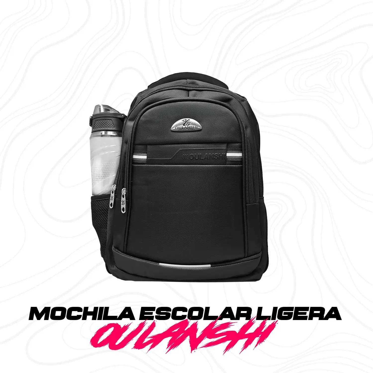 Mochilas Escolares Oulanshi Porta Laptops 4 Bolsillos - Imagen 2
