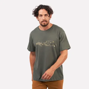 MERCH ETMDAY Polera manga corta hombre Verde