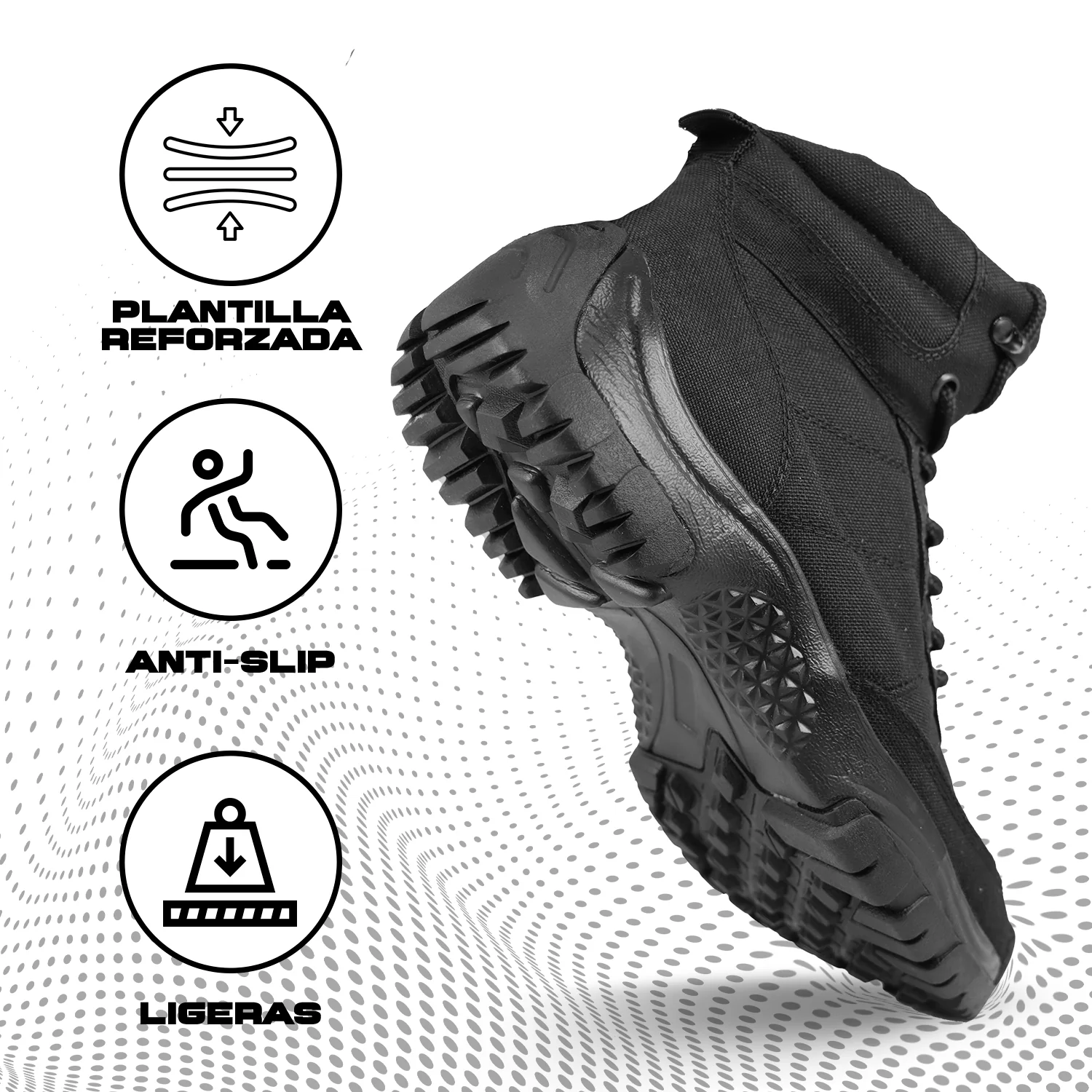 Botas Airlight SK7 Black Cordura - Imagen 8