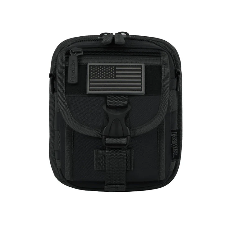 Mochila Táctica East West Riñonera Multi-posición Sistema Molle Ajustable