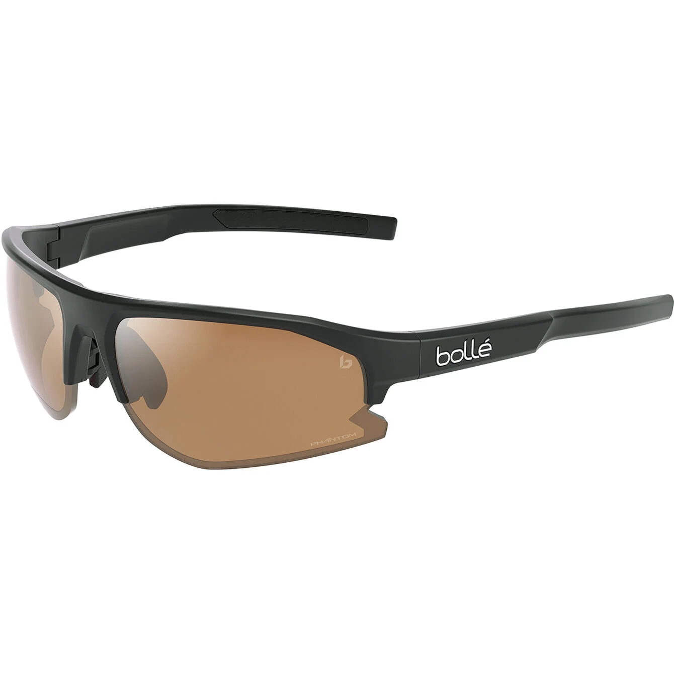 Lentes Bolt 2.0 Black Matte | Phantom Brown Gun Photochromic (Cat 2-3) – Bollé - Imagen 2
