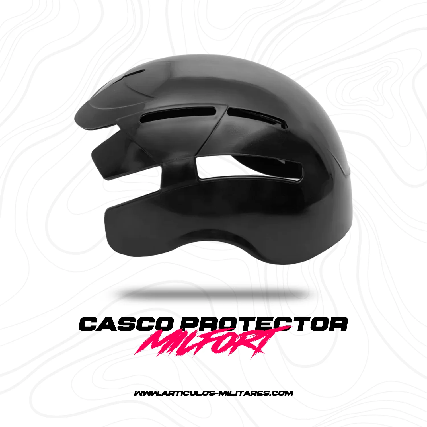 Casco Protector Adaptable a Gorra MILFORT - Imagen 2