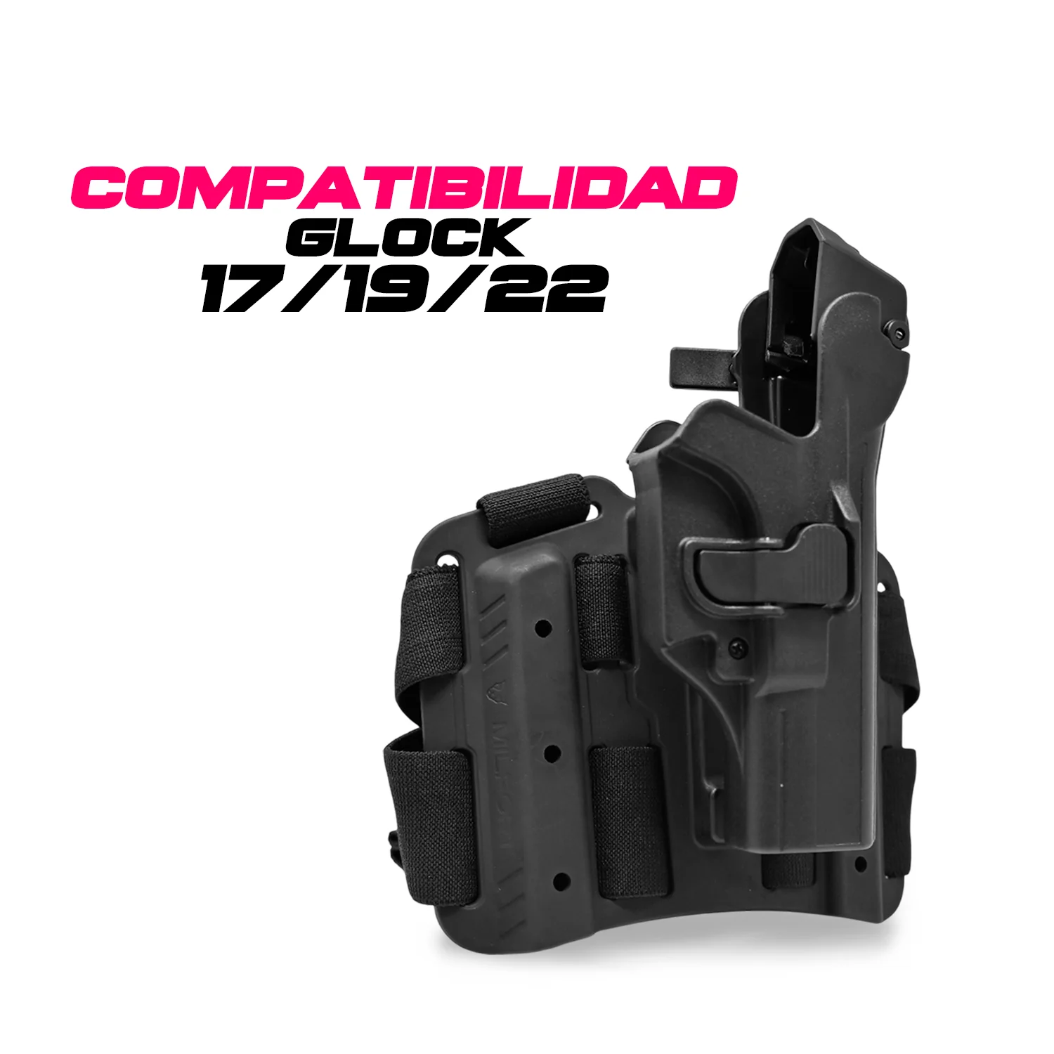 Kit Piernera Táctica Nivel 3 Para Glock Milfort - Imagen 3