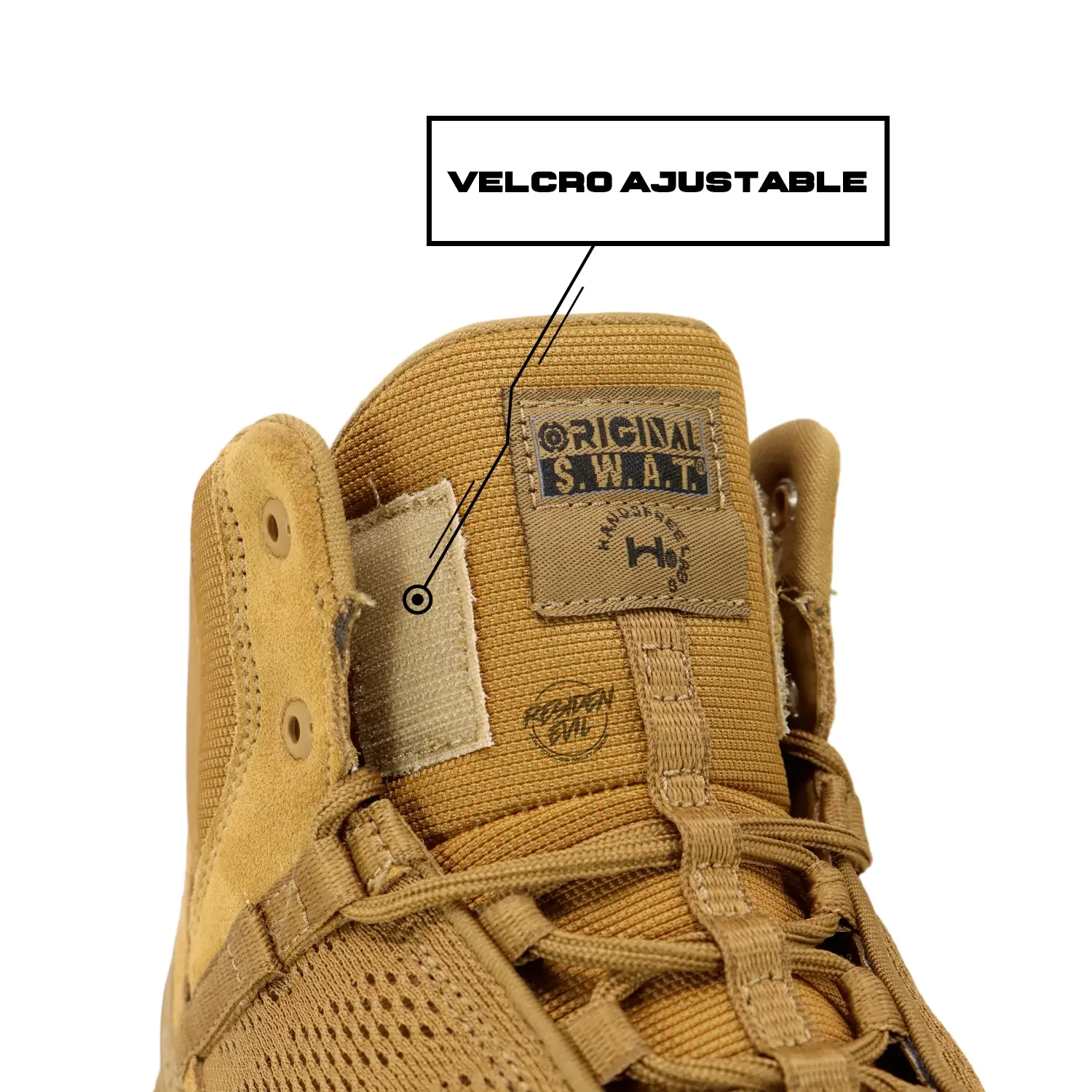 Botas Tácticas Alpha Freedom 6 Coyote (Cortas) ORIGINAL SWAT - Imagen 8