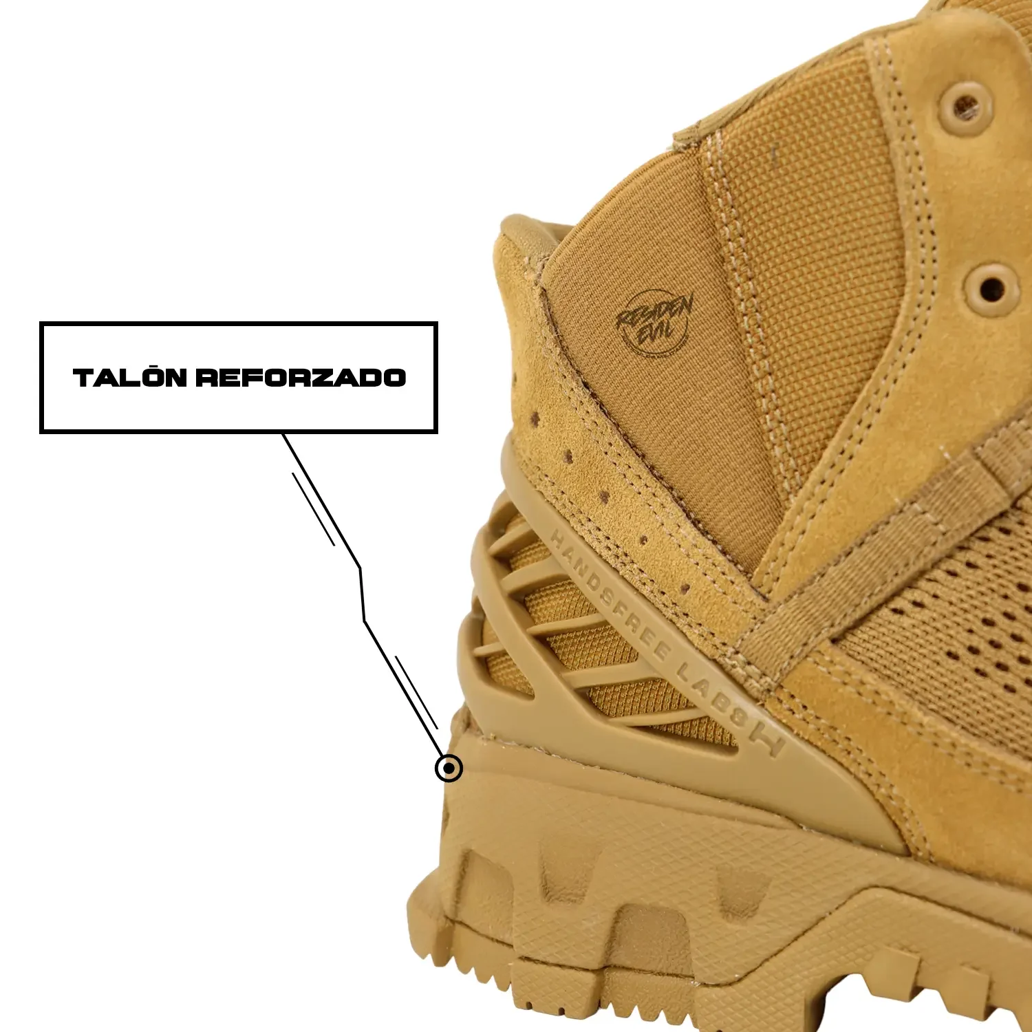 Botas Tácticas Alpha Freedom 6 Coyote (Cortas) ORIGINAL SWAT - Imagen 9