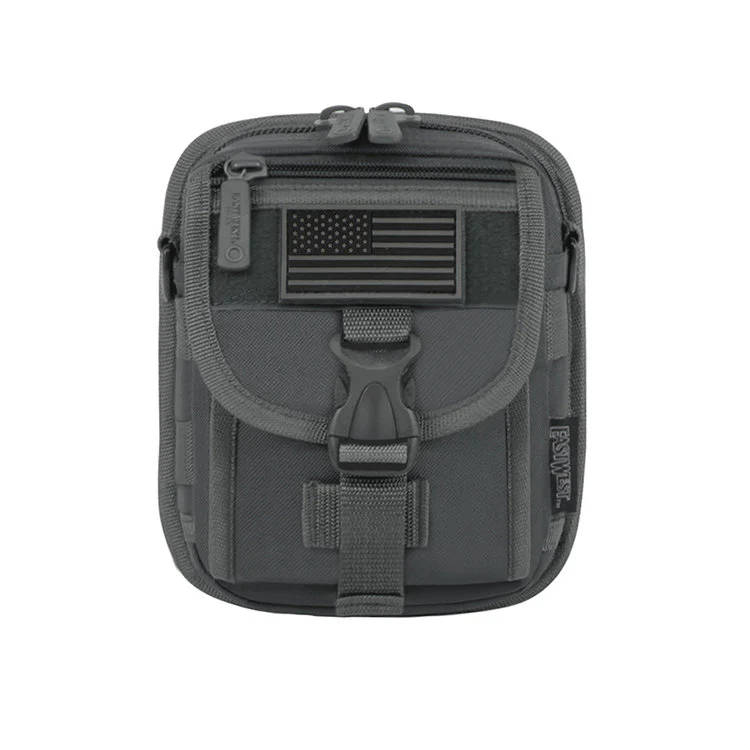 Mochila Táctica East West Riñonera Multi-posición Sistema Molle Ajustable - Imagen 6