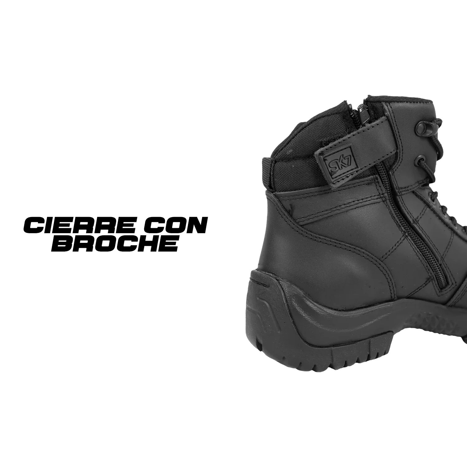 Botas Táctica D-force 707 Policía Militar Negro - Imagen 7